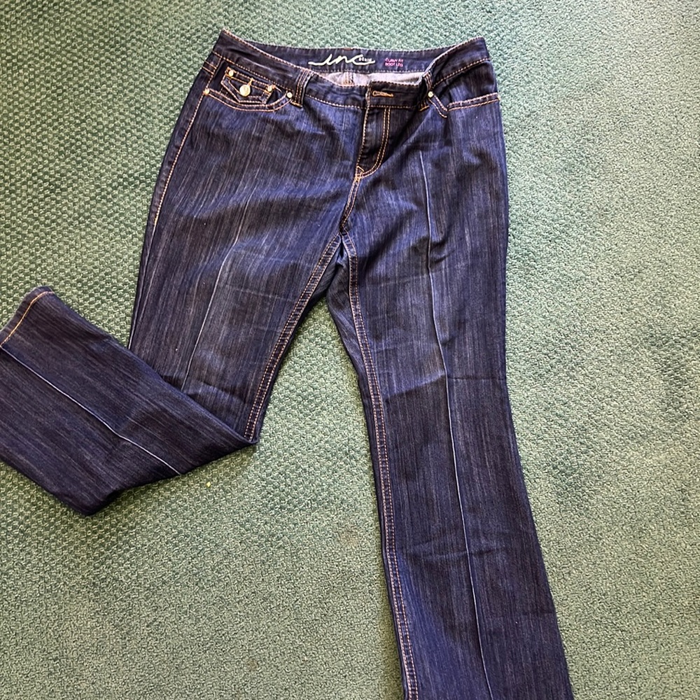 INC DENIM CURVY FIT BOOT LEG
